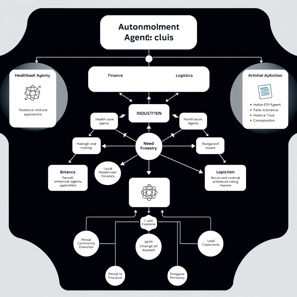 Flowchart of Autonomous Agents in various industries